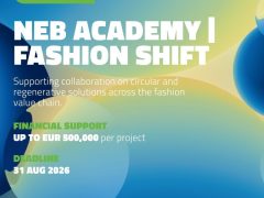 EIT Culture & Creativity invites you to submit proposals for NEB Academy | Fashion Shift