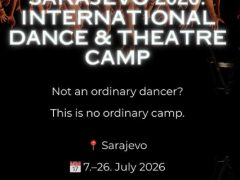 Call for dancers: Two-week camp in Sarajevo 6 – 26 July 2026