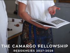 Camargo Fellowship 2027-2028: For artists, scholars and thinkers Application open. Deadline : October 1, 2026.