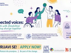 Otvorene prijave za učešće u regionalnom projektu „Connected Voices: Youth with Disabilities Shaping Change Together“